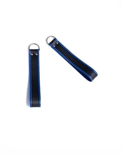 Knöchelschlaufen Schwarz-Blau