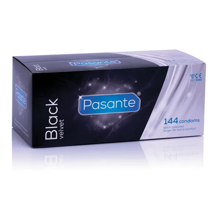 Kondome Pasante Black Velvet, 144 Stück