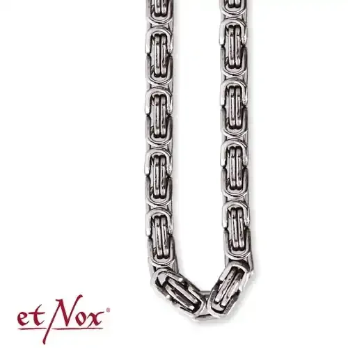 Königskette Edelstahl silber