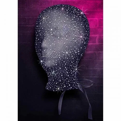 Kopfhaube »Full Hood Cover« aus elastischem Tüll mit Strass