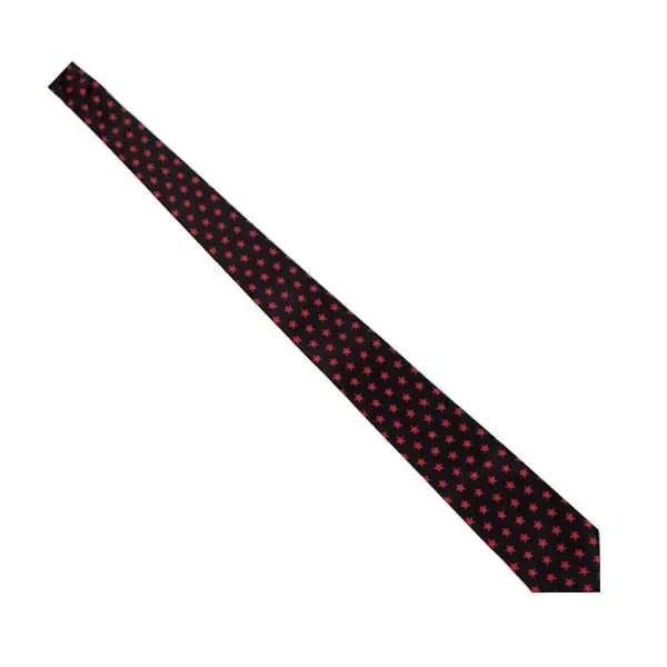Krawatte schwarz/rot