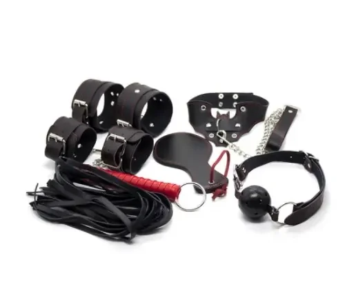 Kunstleder Bondage Fessel-Set ‘Fledermaus‘