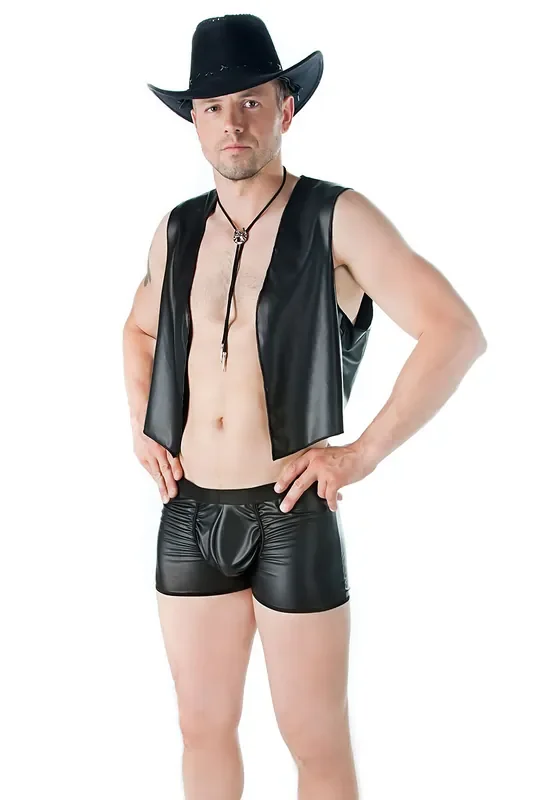 Kunstleder Boxershorts