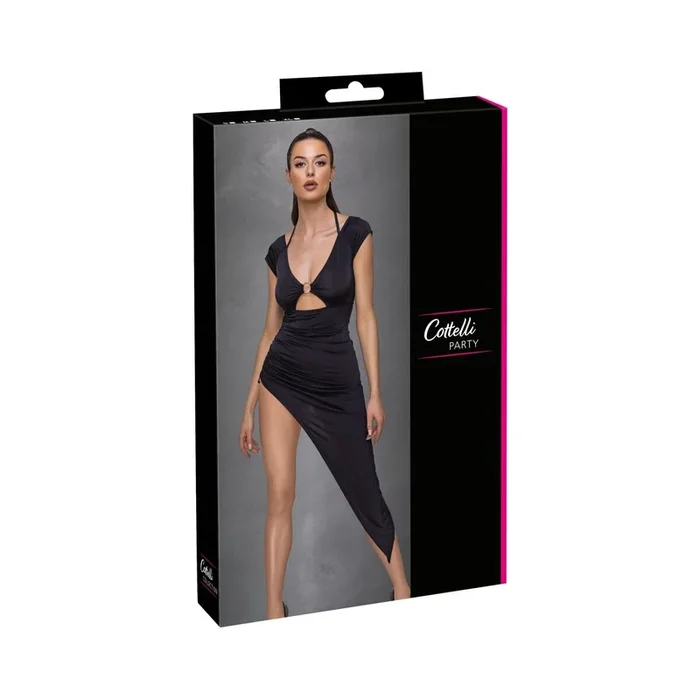 Langes Kleid mit Neckholder zum Binden Größe-S