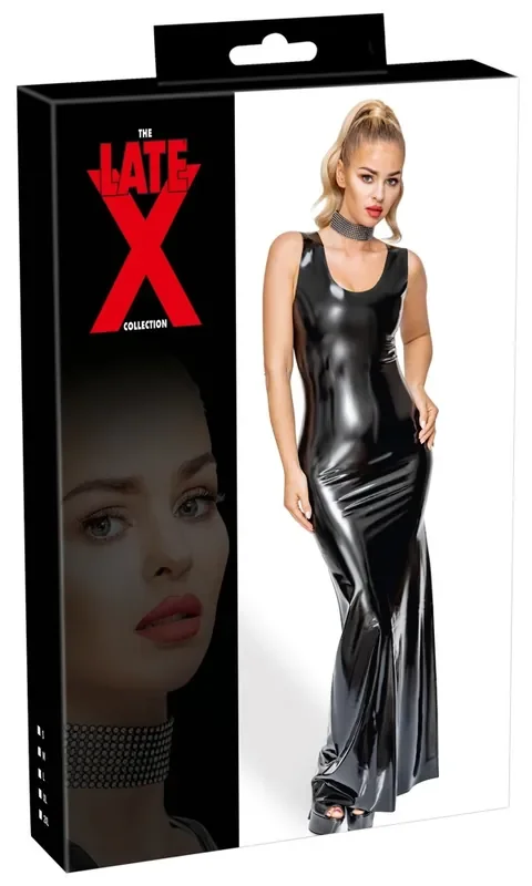 Latex Kleid lang
