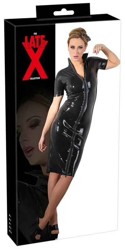 Latex Kleid Zip