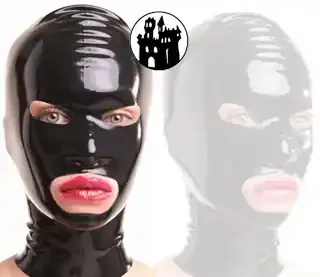 Latex Maske – mit Augenschlitzen