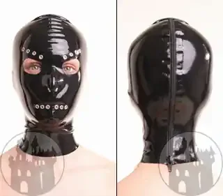 Latex Maske – mit Ösen