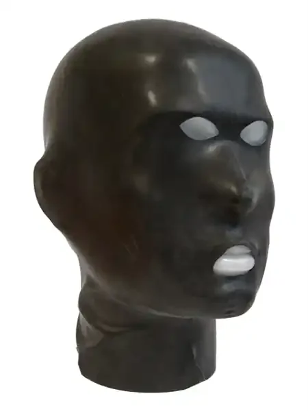 Latex Maske mit Öffnungen