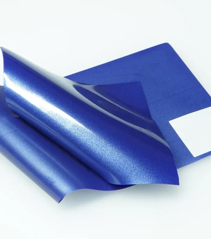 Latex Meterware – metallic azure