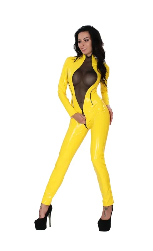 Latex Overall mit Tülleinsätzen – Hybridmaterial