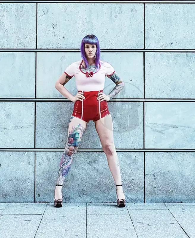 Latex Playsuit ‘Cantasra‘ – Macinger