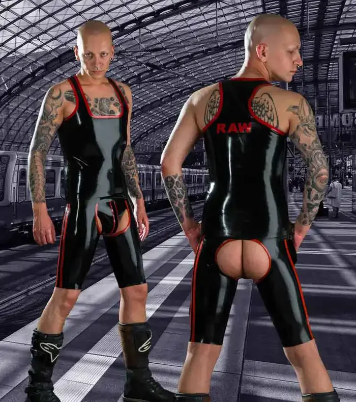 Latex Träger Muskelshirt