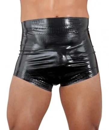 Latex Windelslip schwarz L