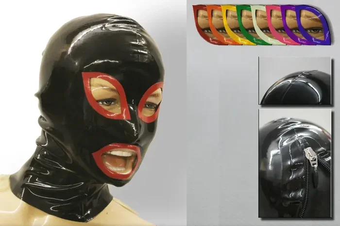 Latexmaske – Stripe Colour