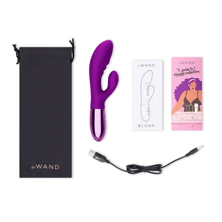 Le Wand BLEND Double Motor Rabbit Rechargeable Vibrator – Cherry