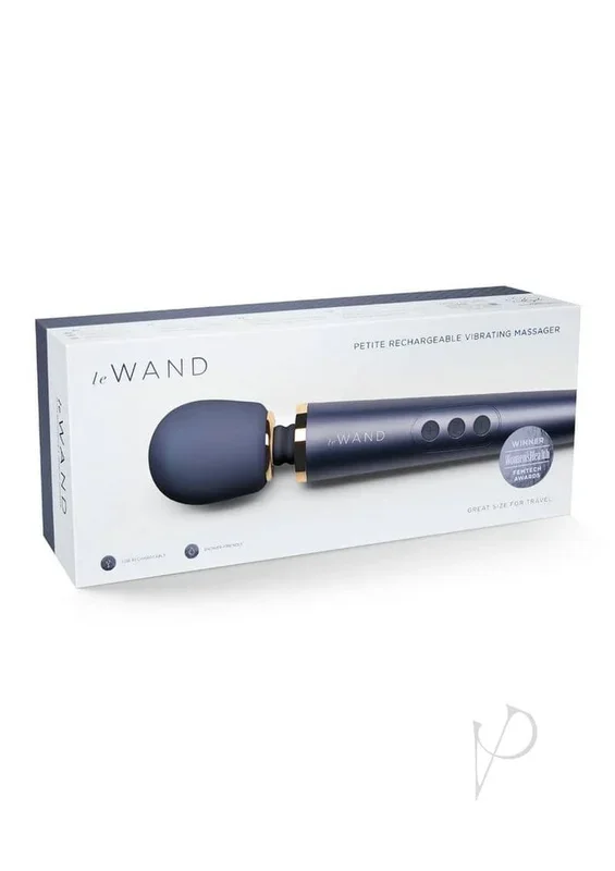 Le Wand Petite Rechargeable Vibrating Massager – Navy