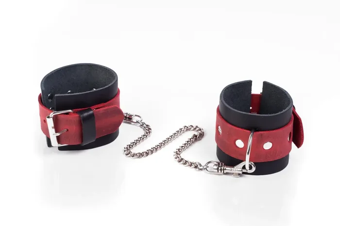Leder – Handschellen