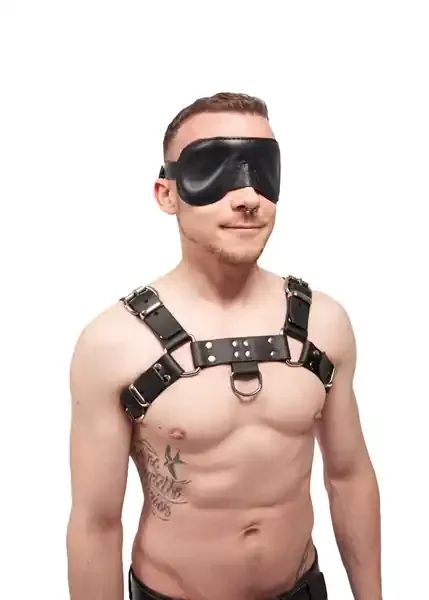 Leder Augenmaske