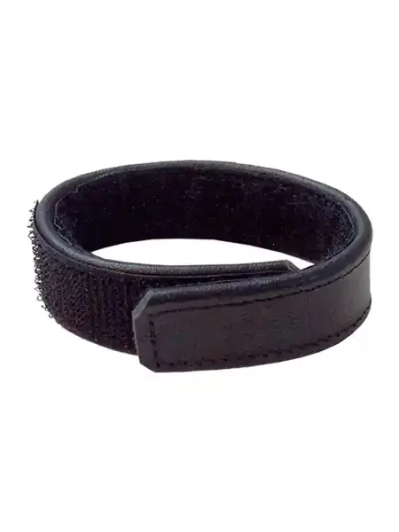 Leder Cockstrap mit Klettverschluss