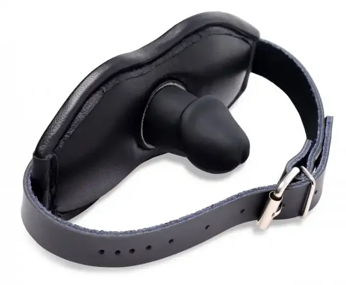 Leder Dildoknebel
