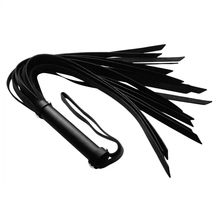 Leder Flogger schwarz