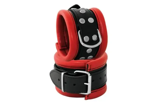 Leder Handschellen