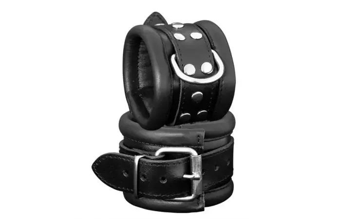 Leder Handschellen
