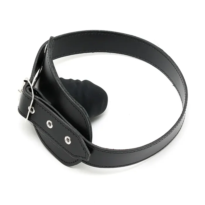 Leder-Knebel mit Dildo