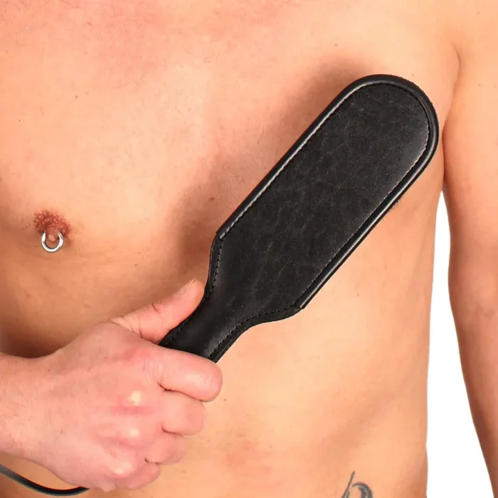 Leder-Paddle mit abgerundete Ecken