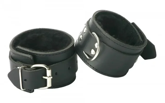 Leder Plüsch Fußfesseln