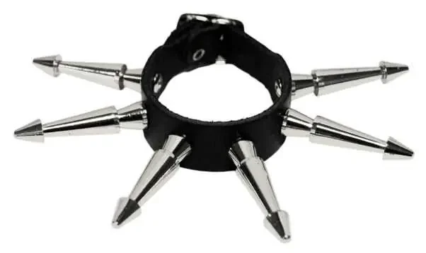 Lederarmband mit 4,5cm Conekillernieten