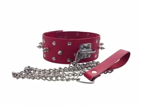 Lederhalsband – Killernieten