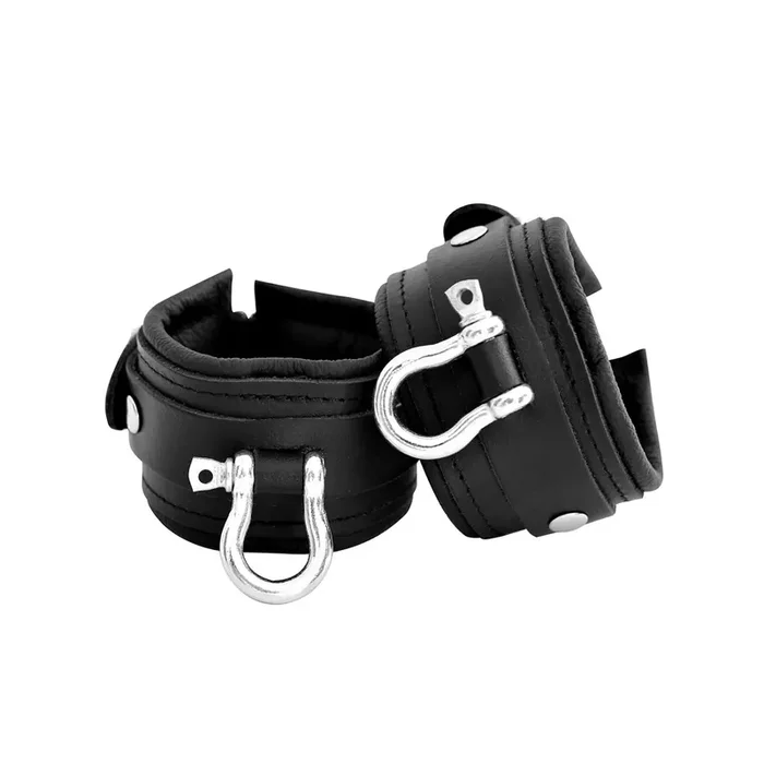 Lederhandschellen mit Metallschäkel