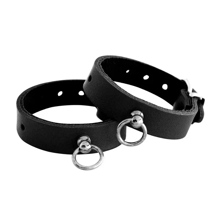 Lederhandschellen mit O-Ring