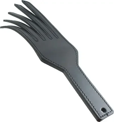Lederklatsche mit fünf ‘Fingern‘