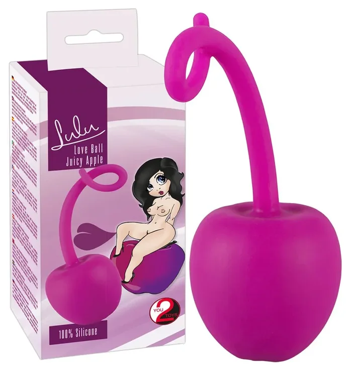 Liebeskugel Apfel in Pink