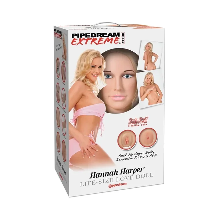 Liebespuppe »Hannah Harper« – Lebensgroß mit Vagina und Anus