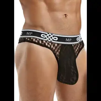 Lo Rise Thong – S/M – Black