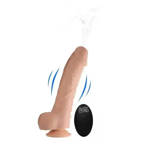 Loadz Vibrating and Squirting Dildo with Remote