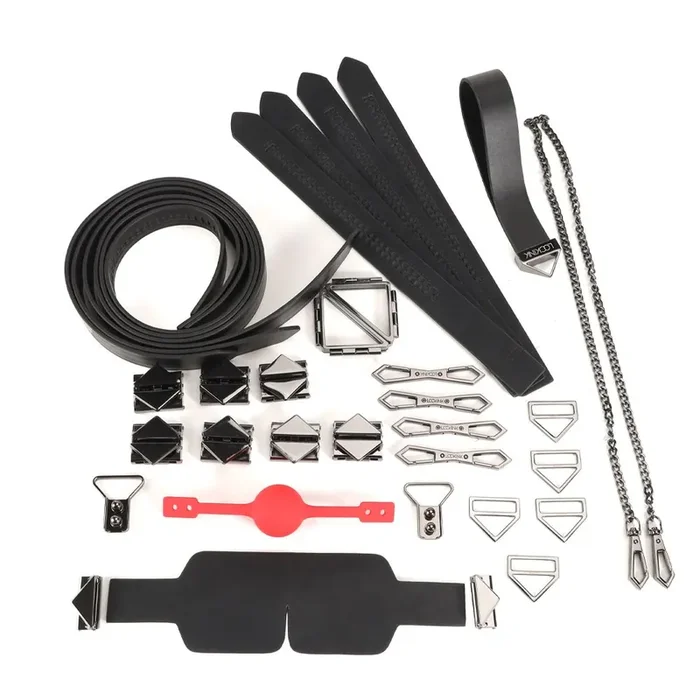 LOCKINK – Bondage & Fessel-Set – schwarz