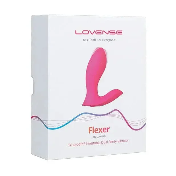Lovense Flexer Dual Panty Vibrator – Pink