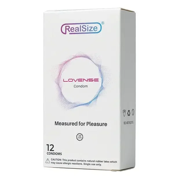 Lovense Realsize Condoms – Box Of 12