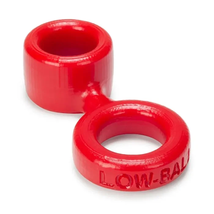 Lowball Penisring Und Hodenstretcher – Rot