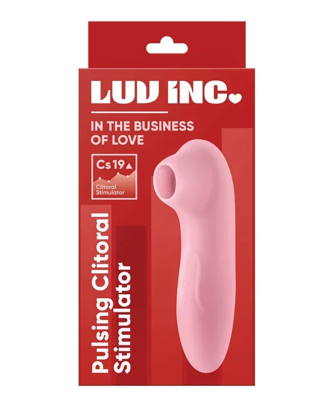Luv Inc. Pulsating Clitoral Stimulator – Light Pink
