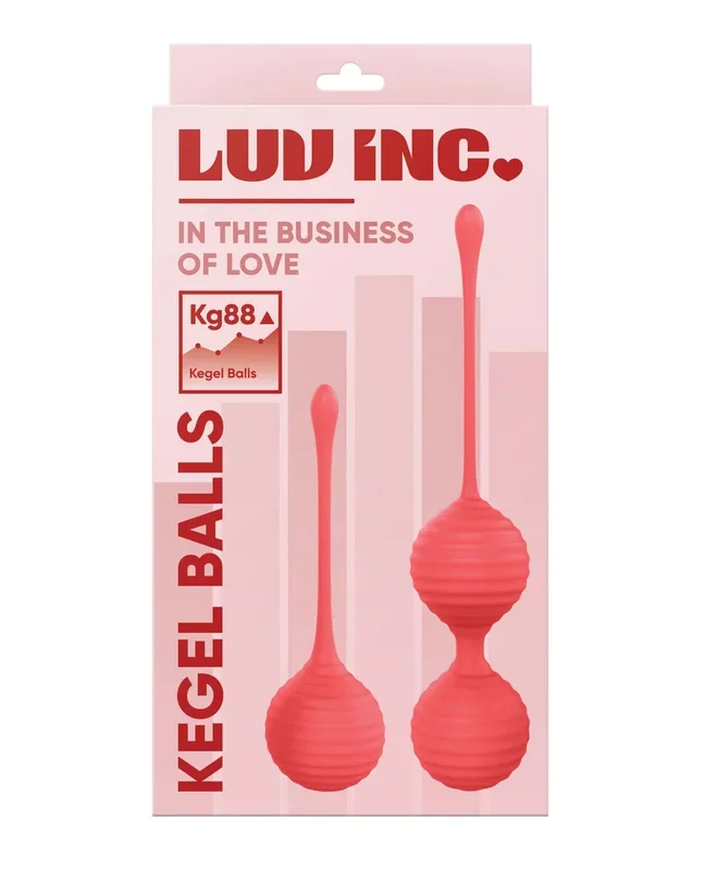 Luv Inc. Silicone Kegel Ball Set – Coral