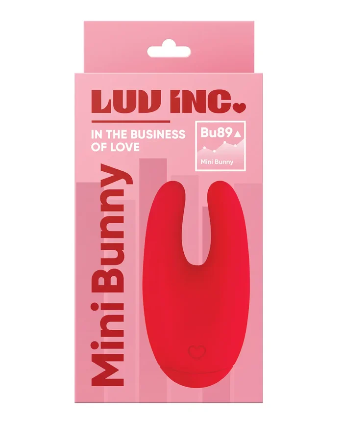 Luv Inc. U -Shape Mini Bunny – Red