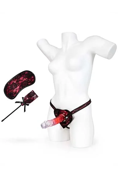 Luxury Strap-on Vergnügenset 17 cm