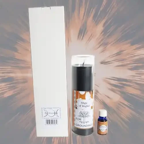 Magic of Brighid – Glaskerzen-Set ‘For Grounding (Für Erdung)‘