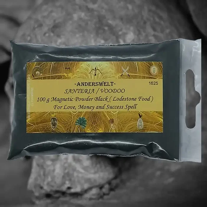 Magnetic Powder Black Santeria / Voodoo Beutel